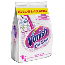 Refil Tira Manchas em Pó Vanish Oxi Action Crystal White 1kg