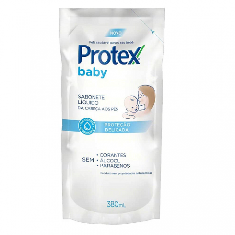 Refil Sabonete Líquido Protex Baby Delicate Care 380ml