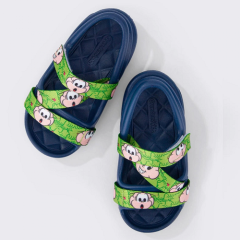 Sandália Bebê Grendene Kids Turma Da Mônica Softech