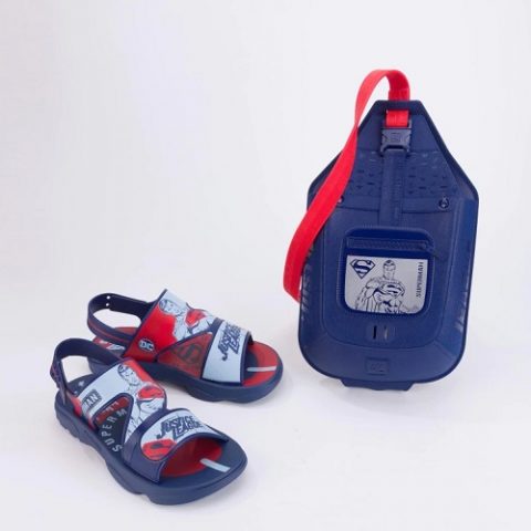 Sandália Grendene Kids Liga da Justiça Slingbag
