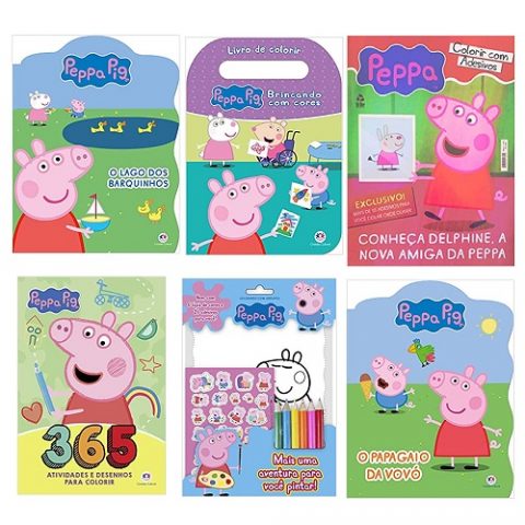 Seleção Livros Infantis Peppa Pig com até 55% OFF
