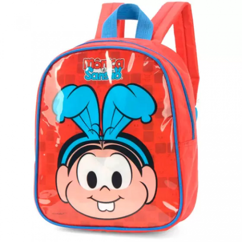Mochila De Costas Pequena Turma da Mônica & Sansão