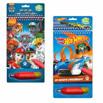 Aqua Book Hot Wheels e Patrulha Canina