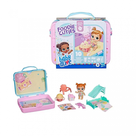 Baby Alive Foodie Cuties com Acessórios Hasbro