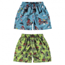 Bermuda Praia Infantil Romitex Dinossauro ou Tubarão