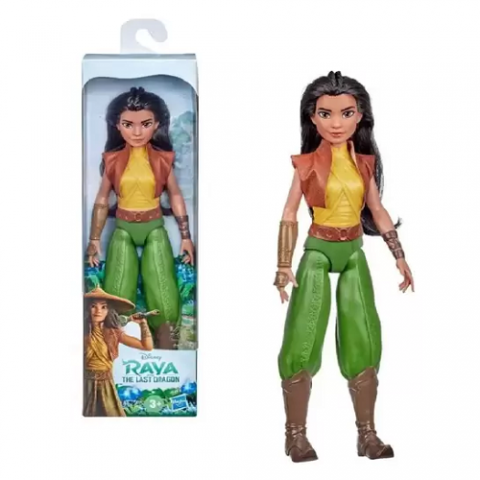 Boneca Princesa Guerreira Raya Disney Hasbro