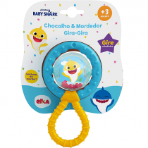 Chocalho & Mordedor Gira Gira Baby Shark – Elka