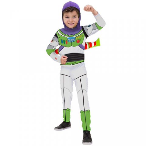 Fantasia Infantil Buzz Lightyear Clássica Toy Story 4