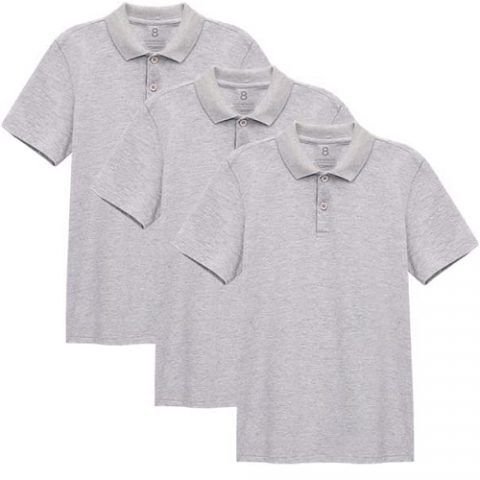 Kit 3 Camisas Polo Infantil Basicamente