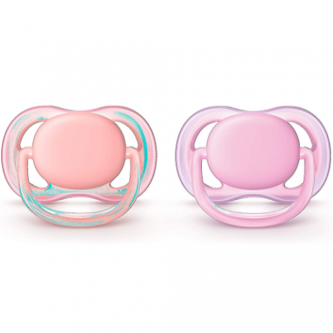 Kit Chupeta Ultra Air Philips Avent Rosa