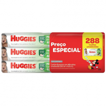 Lenços Umedecidos Huggies Max Clean 288 Unidades