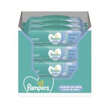 Pack 12 Unidades Pampers Cuidado de Bebê Lenços Umedecidos 48 unidades cada