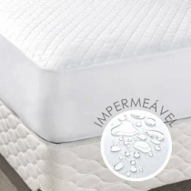 Protetor Para Colchão Solteiro Impermeável Matelado Vivart Branco