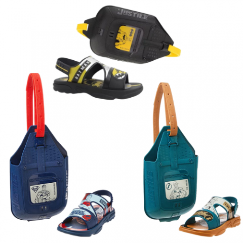 Sandália Grendene Kids Slinbag Liga da Justiça
