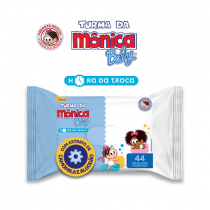 Lenço Umedecido Turma da Mônica 44 unidades