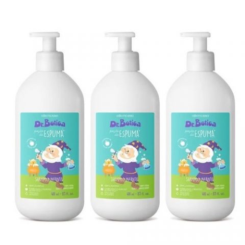 3 Shampoos Poção da Espuma Dr.Botica 400ml cada