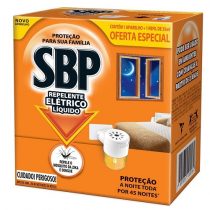 Repelente Elétrico Líquido SBP 45 Noites Novo Aparelho + Refil