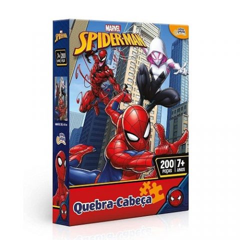 Quebra Cabeça Homem Aranha 200 Peças Toyster