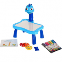 Mesa Projetora Mágica de Imagens Desenhos Azul Kids