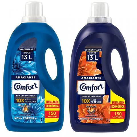 Amaciante Concentrado Comfort Cuidado Intensivo 3 Litros