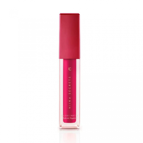 Batom Líquido Niina Secrets Skinny Matte Pink Peônia