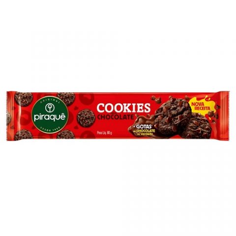 Biscoito Piraquê Cookie Chocolate 80g