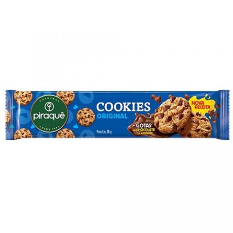 Biscoito Piraquê Cookie Original 80g