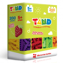 Blocos de Montar Tand 200 peças Toyster