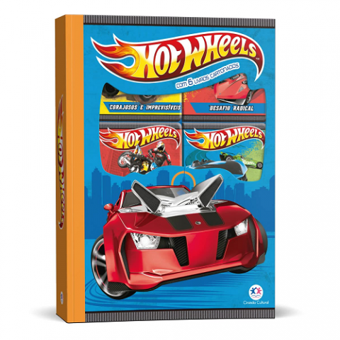 Box 6 Minilivros Hot Wheels