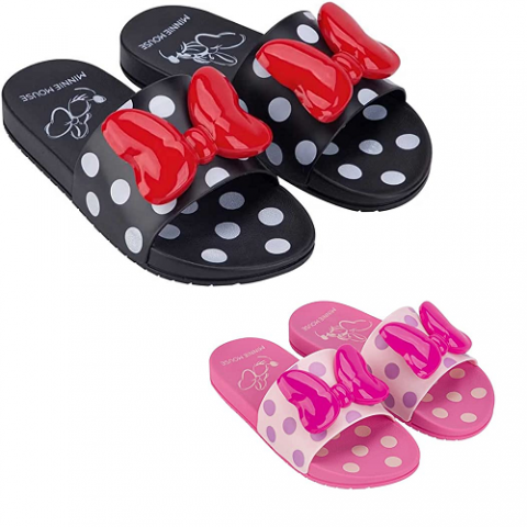 Chinelo Grendene Kids Slide Disney Poá