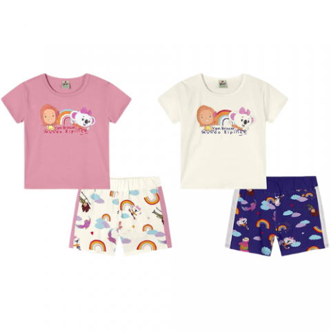 Conjunto Rainbow Mundo Ripilica