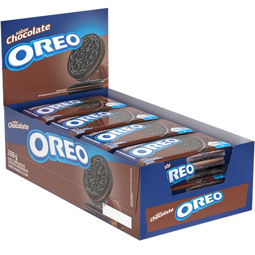 Pack 8 Unidades Biscoito Recheado Oreo Chocolate 36g - Clubinho Do Desconto