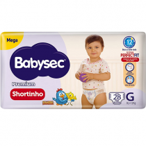 Fralda Babysec Galinha Pintadinha Pants G 28 Unidades