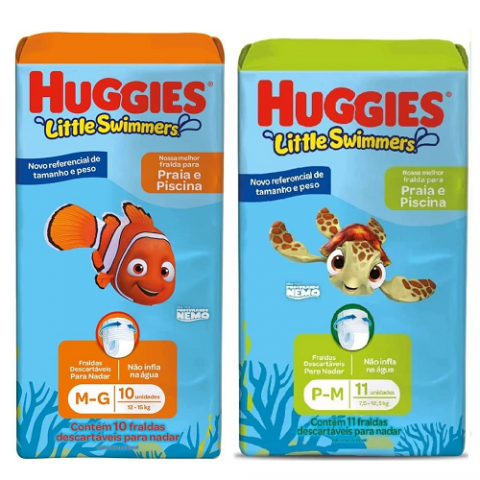 Fralda Huggies Little Swimmers