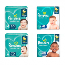 Fralda Pampers Confort Sec