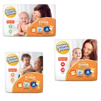 Fralda Pom Pom Derma Protek Jumbo