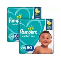 2 Pacotes Fralda Confort Sec Xxg 60 Unidades