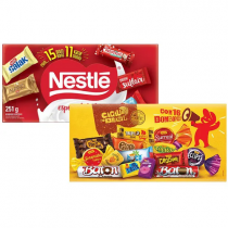 Kit Caixa de Bombom Nestlé Especialidades + Caixa de Bombom Garoto Garotices