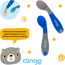 Kit Colher Silicone Termosensivel – Clingo