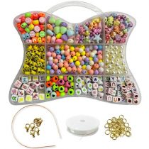 Kit Miçanga Colorida Infantil 680 peças