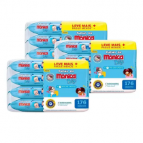 Kit Toalhas Umedecidas Turma da Mônica Hora da Troca  528 Unidades