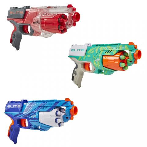 Lança Dardos Nerf Elite Disruptor Tambor Giratório