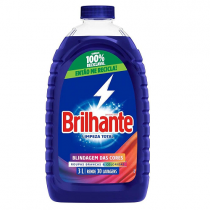 Lava Roupas Líquido Brilhante Limpeza Total 3L