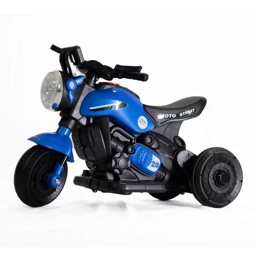 Mini Moto Elétrica Infantil Motorizada 6V Street Azul ou Branca - Clubinho  do Desconto