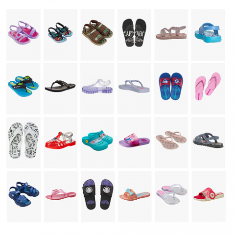 Ofertas em Chinelos e Sandálias Infantis