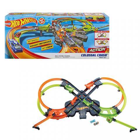 Pista Hot Wheels Action Mega Batidas