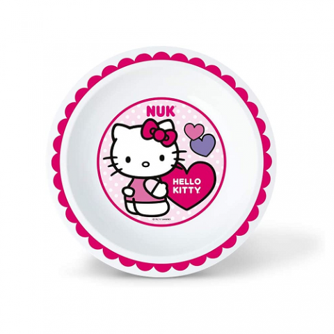 Prato Fundo Hello Kitty Nuk
