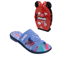 Rasteirinha Grendene Kids Minnie Lillás + Mini Geladeira Brinde