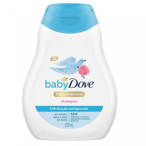 Shampoo Baby Dove Hidratação Enriquecida 200ml