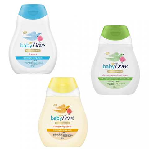 Shampoo Baby Dove Hidratação Glicerinada 200ml